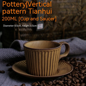 Japanese-style Coffee Cup European Luxury Ceramic Coffee Set Suit