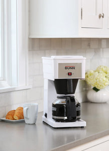 GRW Speed Brew Classic 10-Cup Coffee Maker, White, 38300.0060