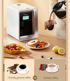 LCD Display, Automatic Drip Coffee Machine With Grind, HAUSWIRT Coffee Maker With Grinder, Grind And Brew Coffee Maker, Compatible For Bean Ground Coffee And Tea