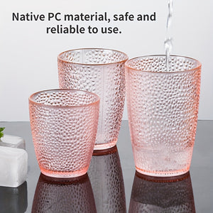 5pcs Cup Plastic Transparent Colorful Water Cup Creative Anti-fall High Temperature Home Set Restaurant Beer Drinking Water Cup Tea Cup Durable, Transparent Colorful Water Cup, Suitable for Home, Restaurant, Beer, Drinking Te