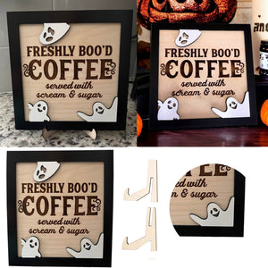 Halloween Ghost Coffee Table Plate Ornaments