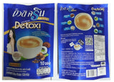 Beauti Srin Detoxi Instant Coffee Mix plus Fiber Detox Drink Weight Control X 4