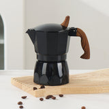Single Valve Moka Pot Italian Small Coffee Pot Electric Ceramic Stove Coffee Tool Suit