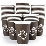 240 Pack 12 Oz Paper Cups, Brown Disposable Hot Coffee Cups for Party, Picnic...
