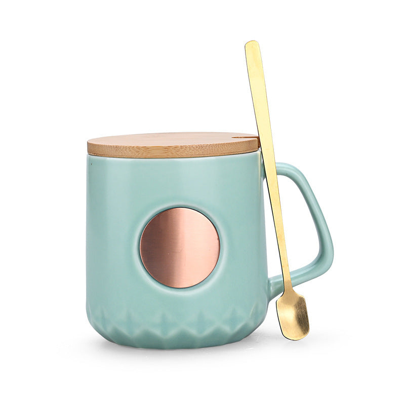 Home Fashion Bronze Ceramic Mug Coffee