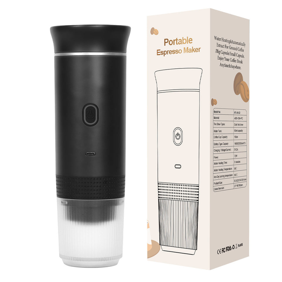 Self-heating Espresso Car Coffee Machine