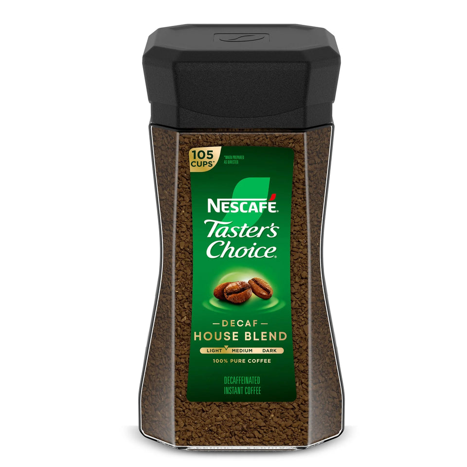 Taster'S Choice Decaf House Blend, Medium Light Roast Instant Coffee, 7 Oz, 1 Jar