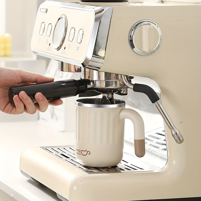 480ml Double-Wall Insulated Stainless Steel Coffee Mugs - Durable, Stylish, and Spill-Proof Travel Cups with Lids for Couples and Office Use - Ideal for Hot and Cold Beverages, Easy to Clean, and BPA-Free