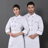 Long Sleeved Autumn And Winter Clothes Baked Western Restaurant Kitchen Chef's Overalls
