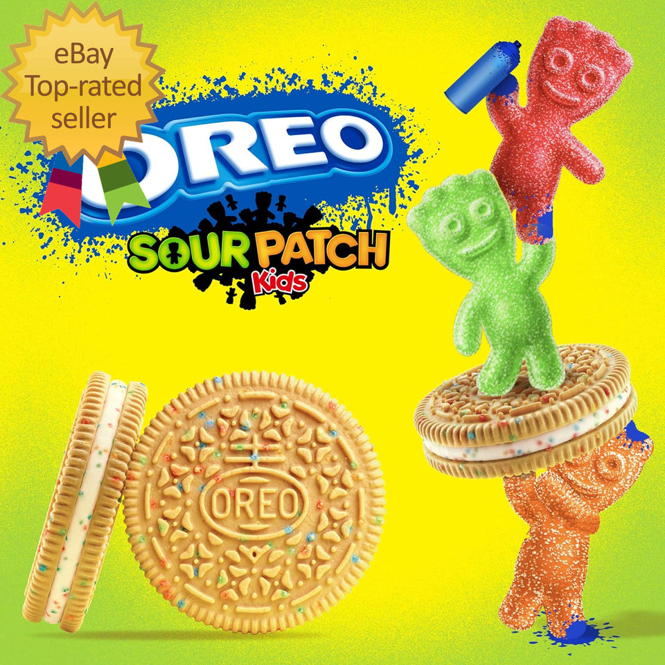 SOUR PATCH KIDS Sandwich Cookies, Limited Edition, 10.68 Oz