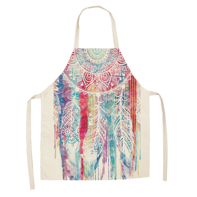 Feather Apron Household Kitchen Waterproof And Oil-proof Restaurant Work Clothes