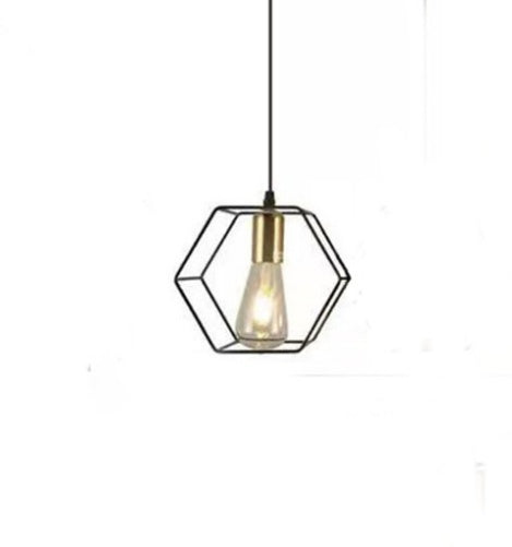Loft Industrial Style Special-shaped Iron Droplight American Retro Living Room Restaurant Acrylic Aidi