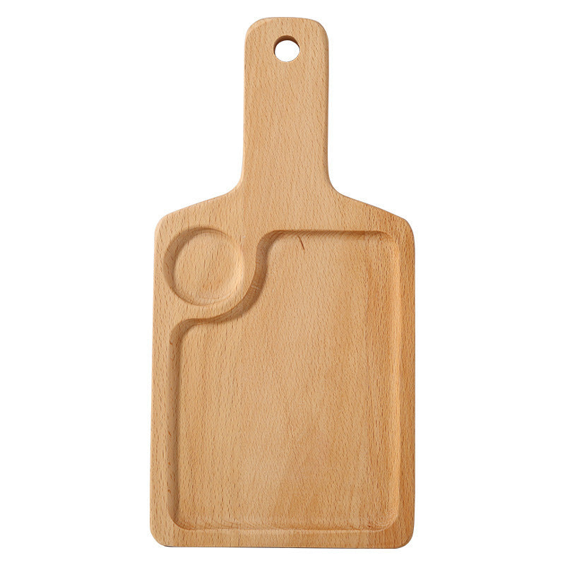 Coffee Restaurant Creative Food Wooden Handle Tray