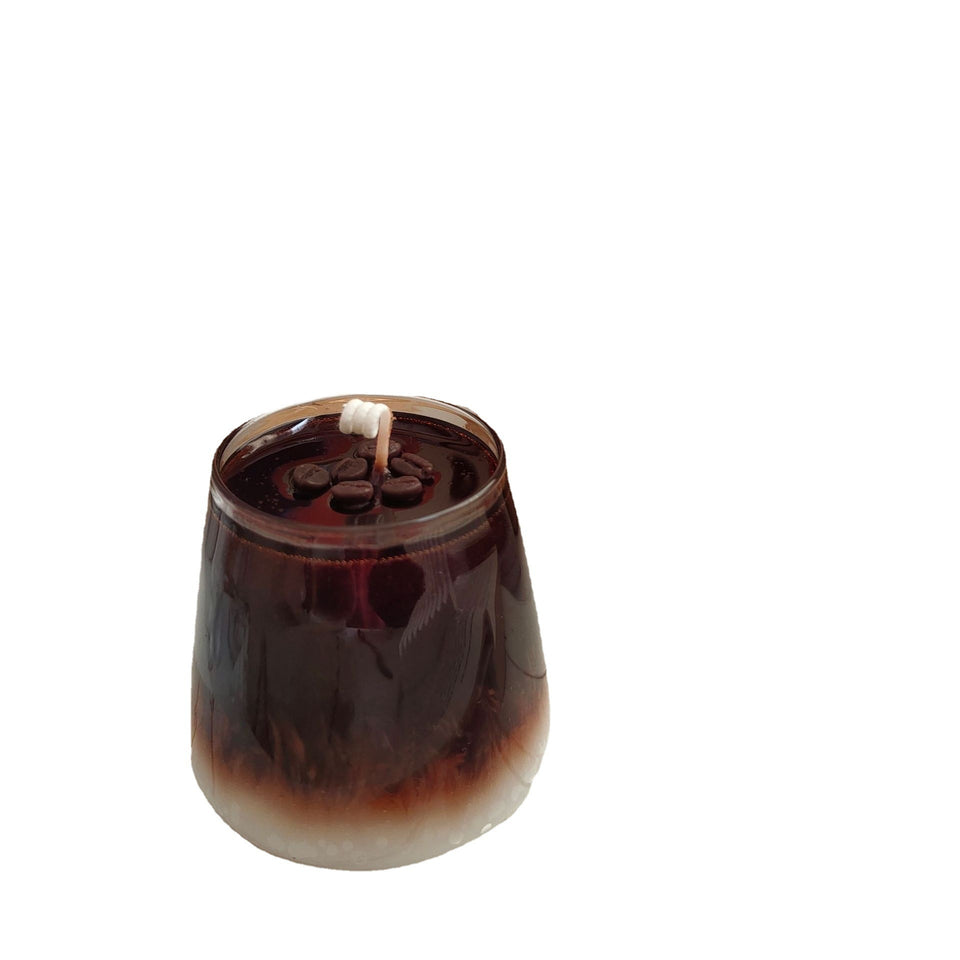 Milk-in-water Coffee Ice American Black Coffee Glass Aromatherapy Candle