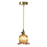 Retro Nordic Brass Glass Small Droplight Restaurant Bedside Unique Creative Simple Lamps