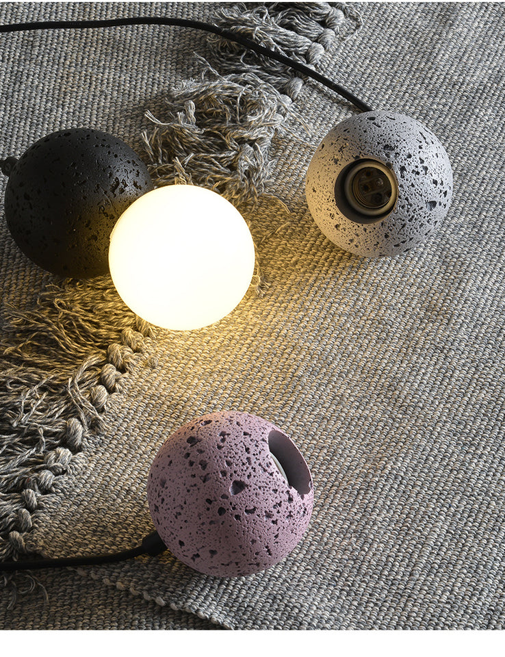 Nordic Restaurant Chandelier Personality Creative Terrazzo Bar Bedside Macarons Decoration Cafe Lamp