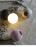 Nordic Restaurant Chandelier Personality Creative Terrazzo Bar Bedside Macarons Decoration Cafe Lamp