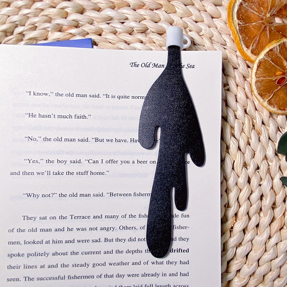 Creative Coffee Cup Bookmark Leather Decoration