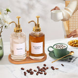 2pcs, Syrup Dispenser Bottle, Coffee Syrup Bottle, Bar Syrup Dispenser Jar, Coffee Pump Dispenser, Oil Dispenser, Glass Syrup Bottle With Pump, Dispenser For Coffee Bar, Glass Syrup Bottle 16.9oz/500ml. Gift For Friends Kitch