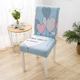 Geometric Dining Chair Cover Spandex Elastic Chair Cover Sofa Cover Retractable Chair Cover For Wedding Banquet Hotel Banquet Restaurant