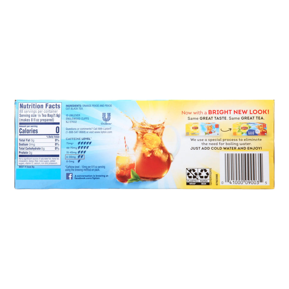 Iced Black Tea Family Size, Tea Bags, 22 Ct
