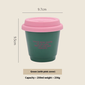 Dopamine Cute Portable Coffee Cup