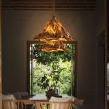 Lotus Leaf Retro Japanese Style Bed Head Restaurant Decoration Small Droplight