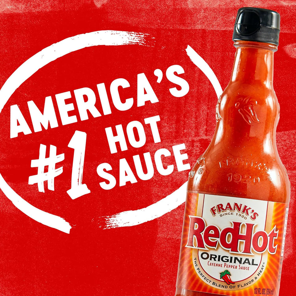 Franks Redhot Original Hot Sauce, 12 Fl Oz