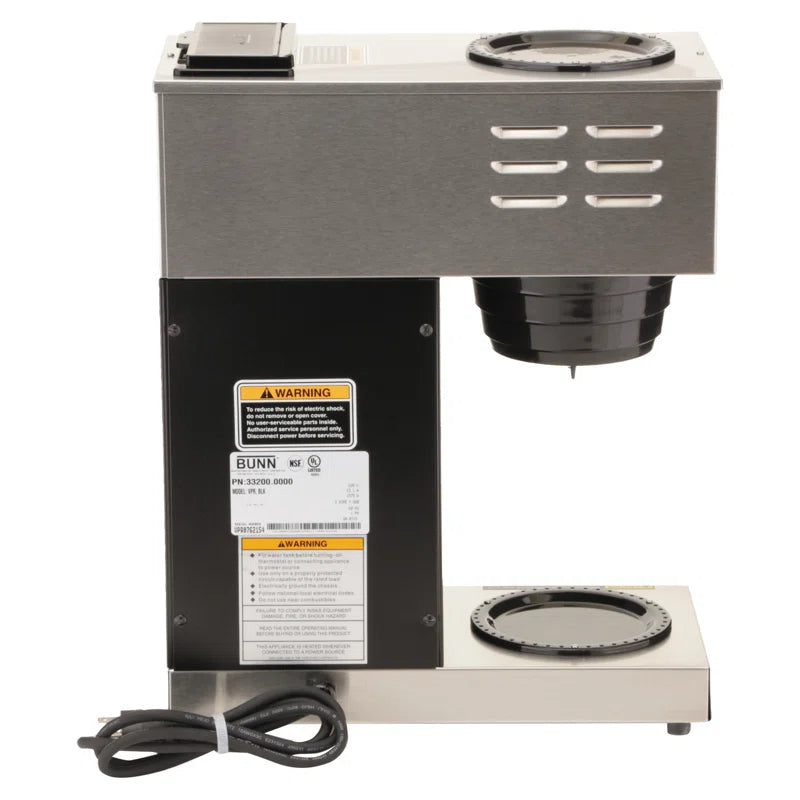 VPR Pour-O-Matic Two-Burner Pour-Over Coffee Brewer