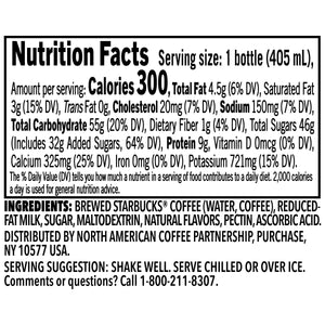 Frappuccino White Chocolate Mocha Coffee Drink, 13.7 Fl Oz.