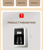 LCD Display, Automatic Drip Coffee Machine With Grind, HAUSWIRT Coffee Maker With Grinder, Grind And Brew Coffee Maker, Compatible For Bean Ground Coffee And Tea