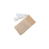 100pcs Natural Biodegradable Drawstring Filter Paper Bags for Coffee, Tea, and Food - Safe and  - Disposable Tea Brewer and Empty Tea Bag with Pine Leaf Powder and Herbs - Perfect for Brewing and Serving
