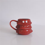 New Creativity Christmas Tree Mug Cute Milk Coffee Ceramics Cup