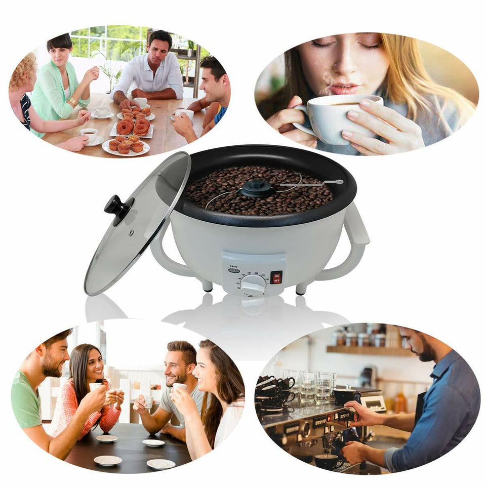 110V Electric Coffee Roaster Machine Coffee Bean Roaster Machine for Home Use