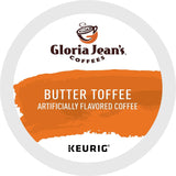 Gloria Jean'S Coffees Butter Toffee Coffee Keurig K-Cup Pods Medium Roast 24/Box 60051-012