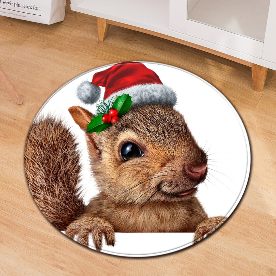 Home Anti-slip Round Floor Mat Living Room Coffee Table Bedroom Carpet