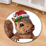 Home Anti-slip Round Floor Mat Living Room Coffee Table Bedroom Carpet