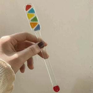 Glass Coffee Cocktail Stick Ice Filter