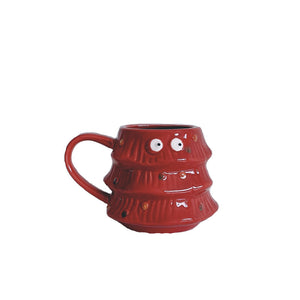 New Creativity Christmas Tree Mug Cute Milk Coffee Ceramics Cup
