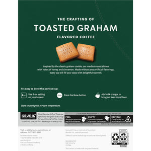 , Toasted Graham Naturally Flavored Medium Roast K-Cup Coffee Pods, 22 Count K Cups