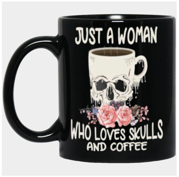 Skull Ceramic Coffee Mark Cup