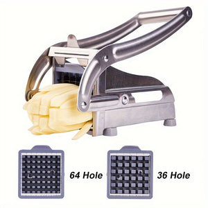 Potato French Fry Cutter, Restaurant French Fry Cutter Stainless Steel Potato 1pc Cutter Vegetable Potato Slicer With Suction Feet Cutter Potato Heavy Duty Cutter For Potatoes Carrots Cucumbers, Vegetable Chopper, Onion Chopp