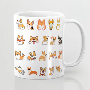 Corgi Ceramic Mug Office Home Coffee Cup