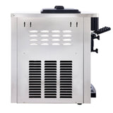 VEVOR Commercial Ice Cream Machine 5.3 To 7.4Gal Per Hour Soft Serve With LED Display Auto Clean 3 Flavors Perfect For Restaurants Snack Bar, 2200W, Sliver