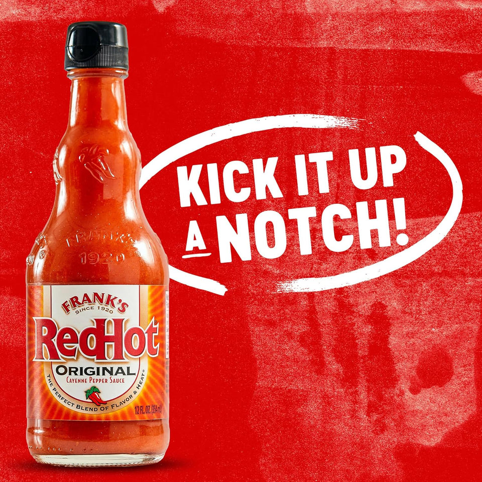 Franks Redhot Original Hot Sauce, 12 Fl Oz
