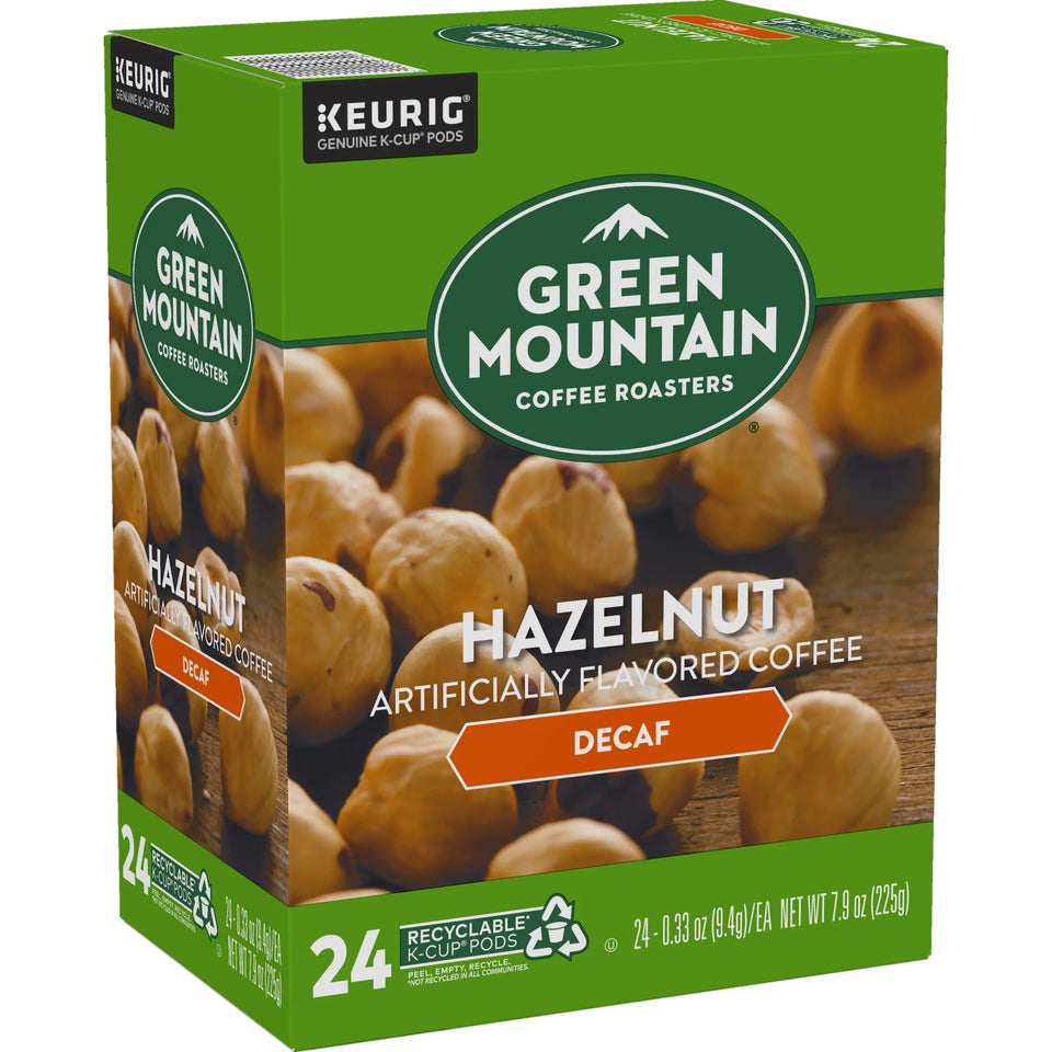 , Decaf Hazelnut Light Roast K-Cup Coffee Pods, 24 Count