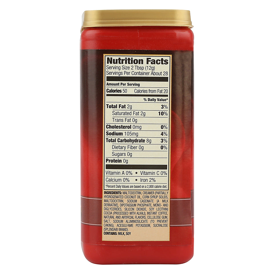 . Sugar-Free Double Mocha Cappuccino Instant Coffee Mix 12 Ounce Canister