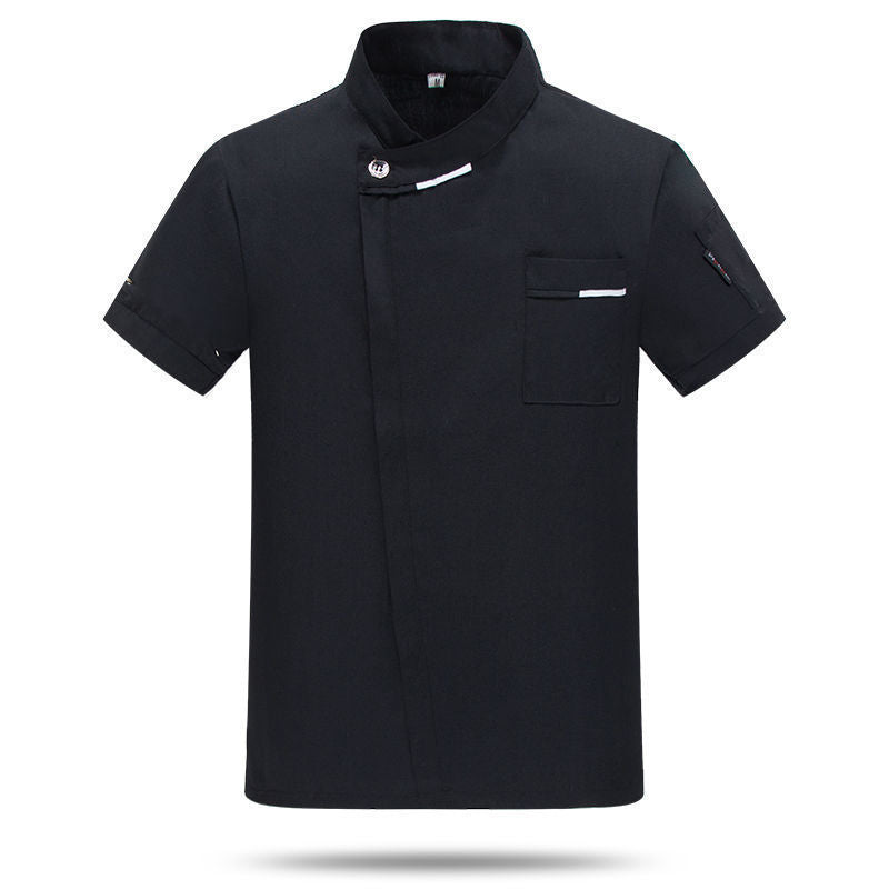 Chef Clothes Short Sleeved Restaurant Kitchen Work Clothes Long Sleeved Large