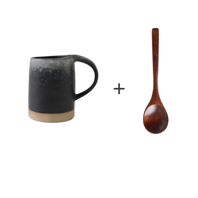 Retro Mug Couple Breakfast Home Coffee Cup