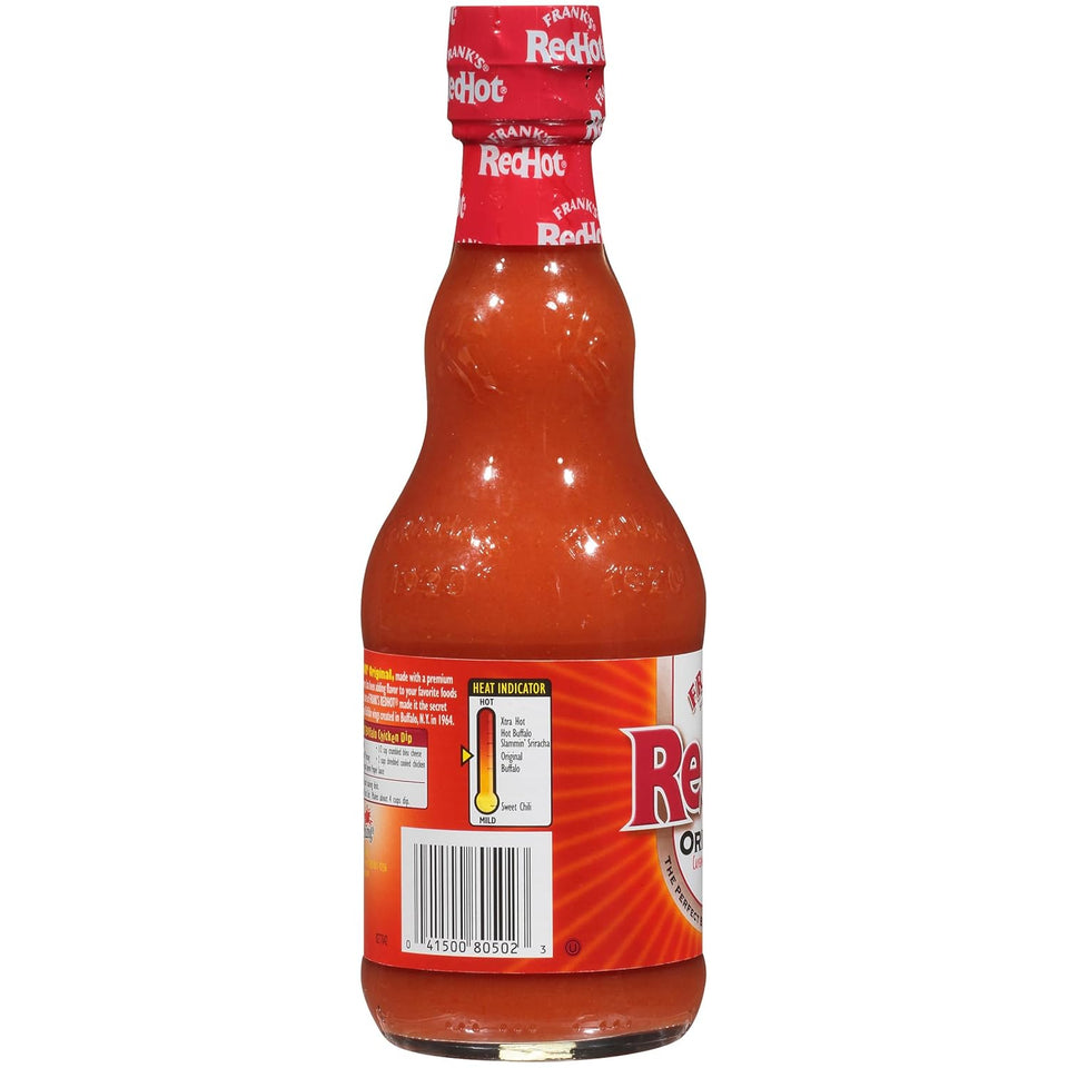 Franks Redhot Original Hot Sauce, 12 Fl Oz